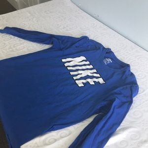Blue Nike long sleeve